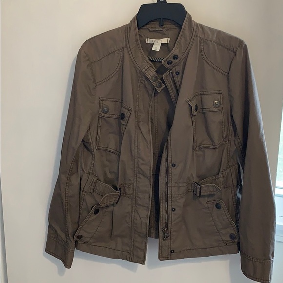 side lace leather jacket